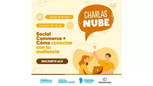 Gratis: Charlas Nube, el nuevo ciclo de capacitaciones para potenciar tu tienda online