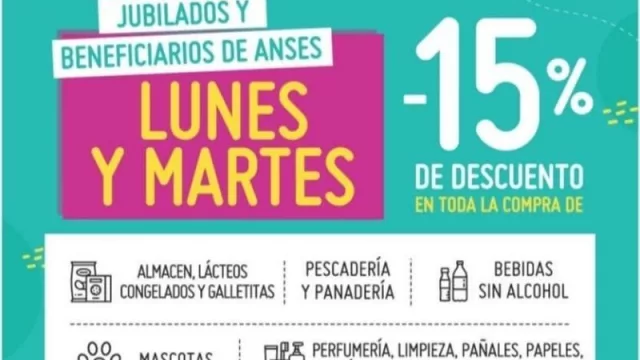 Una buena para los jubilados (ChangoMAS y Walmart se suman al descuento del 15% + otro 15%)