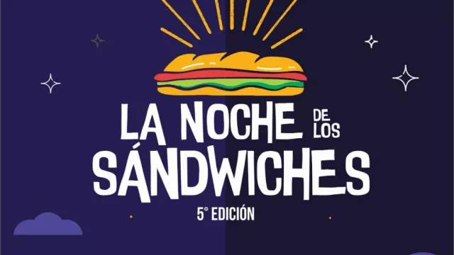 ¡Se viene la 5° edición de la Noche de los Sándwiches! Comercios gastronómicos podrán sumarse a la velada de promociones