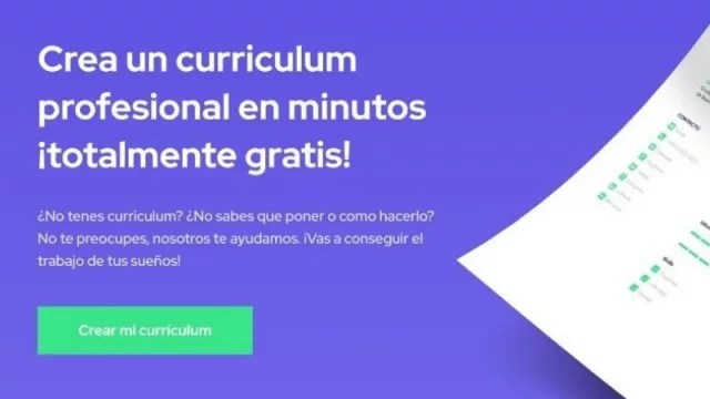 He aquí una solución gratuita para ayudar a los más jóvenes a dar sus primeros pasos en el mundo laboral (una App argentina -que se presentó la semana pasada- les arma su propio CV profesional)