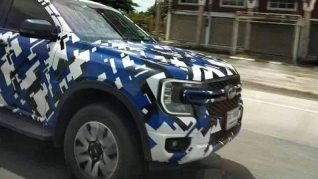 Paparazzis encuentran a la nueva Ford Ranger 2023 y revelan su frente