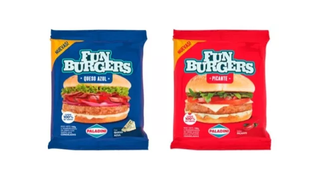 Paladini engorda su oferta de Funburgers (las únicas 100% de cerdo): suma sabores Picante y Queso Azul