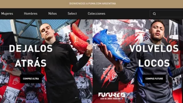 Puma lanza su sitio de compra online exclusivo para Argentina