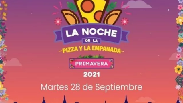 Marche una pizza primavera: Se viene una nueva noche de la pizza y empanada