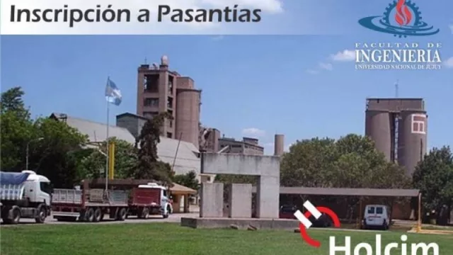 Para estudiantes de la FI - UNJu: Holcim S.A y Electromontajesnoa ¡con pasantías abiertas!