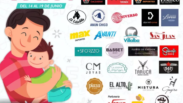 "Festejá con papá": se vienen promociones y descuentos en 33 comercios de la capital jujeña 