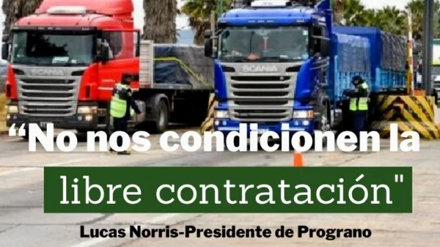Prograno reclama la libre contratación de medios de transporte sin condicionamientos