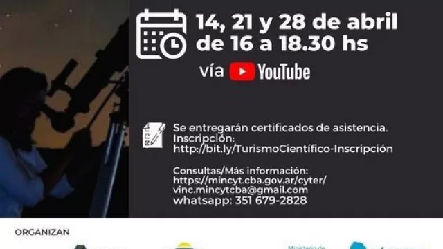 Jornadas Digitales de Turismo Científico para el desarrollo regional (inscripciones abiertas)