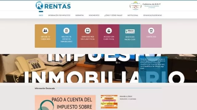 La web de Rentas se ampliará para poder liquidar y pagar más impuestos 