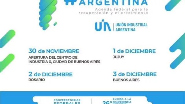 Hoy inicia la Conferencia Industrial Federal, con eje central en la recuperación