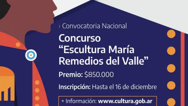 ¡Atención creadores y artistas visuales jujeños! Convocatorias abiertas para participar del Concurso “Escultura María Remedios del Valle”