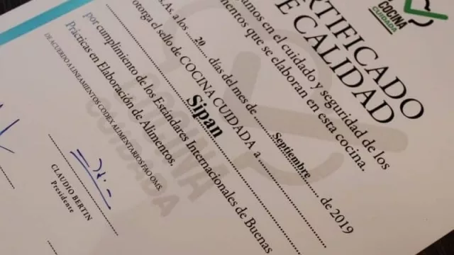 Cocina Cuidada: un sello argentino que reciben los establecimientos "cuidados"