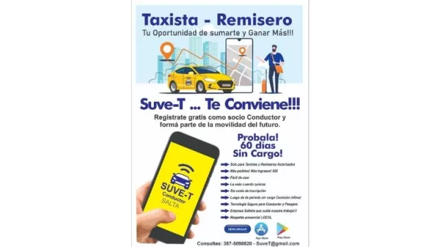 Tres app de transporte llegaron a Salta y los taxistas piden al gobierno una propia