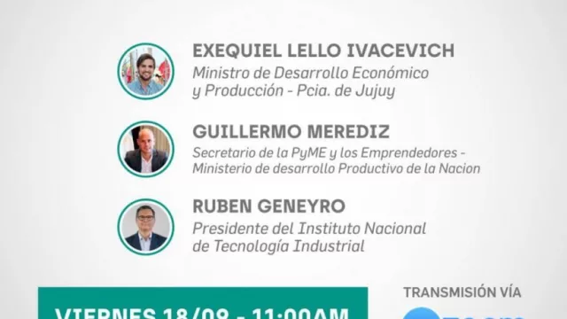Líneas de financiamiento para emprendedores y pymes: jornada con presentación de programas de Nación y Provincia