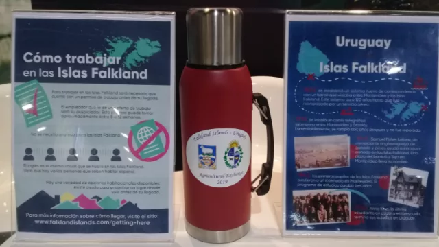 El pabellón británico en la exposición rural del Prado es centro de conflicto con Argentina por las Falkland