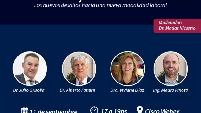 Teletrabajo y derecho a la desconexión: dos formaciones gratuitas esta semana (organizadas por GNT+UNTREF+Trabajo de Jujuy y por el Colegio de Abogados)