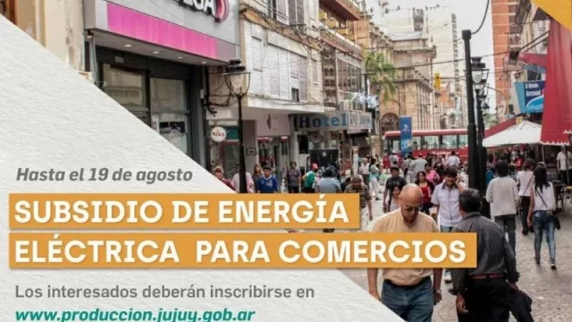 Una ayudita más: subsidio provincial a la energía eléctrica (comercios, jardines, salones y escuelas artísticas) y auxilio nacional al turismo