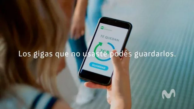 Guardá Gigas de Movistar, como el "doggy bag" de los restaurantes, pero con tus datos