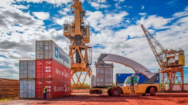 Récord en transporte de producción en el puerto de Barranqueras