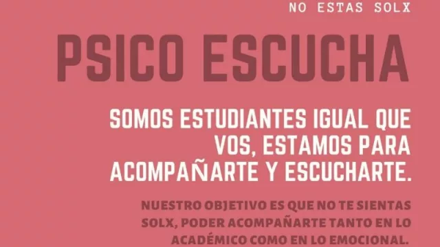 Psico Escucha Tucumán, un proyecto para acompañar y contener durante el aislamiento 
