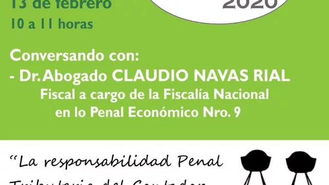Navas Rial abre el ciclo de charlas 2020 de la FACPCE (desde plataforma virtual)