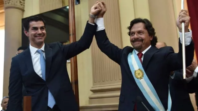 Gustavo Sáenz asumió su mandato con la promesa de abrir “una nueva etapa”