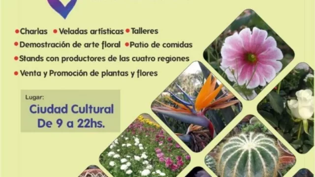 ¡Ciudad Cultural se viste de primavera! Comienza la 2° edición de Jujuy en Flor