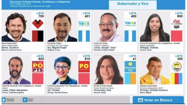 PASO 2019: entre más de 16 mil opciones, Salta elige a sus candidatos para las provinciales