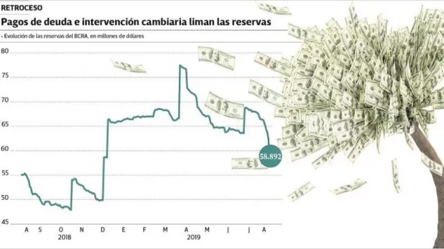 Las reservas perdieron más de u$s 7400 millones desde las primarias