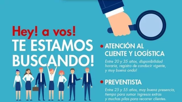 Atención: búsqueda laboral en Master Clean casa central Jujuy