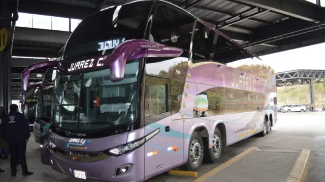 Jujuy-Tarija: llegó Juárez C Internacional, desde Bolivia, a la terminal de la capital provincial