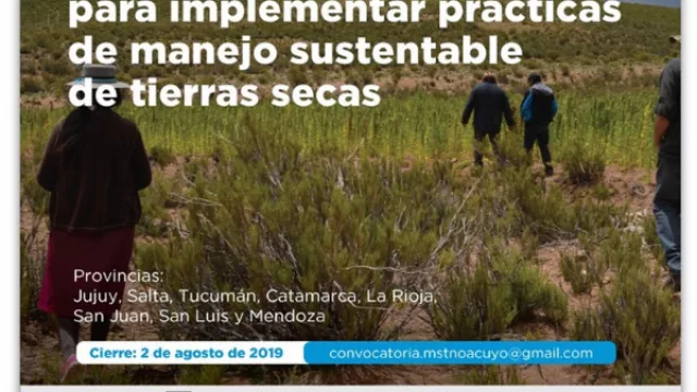 Prácticas de Manejo Sustentable de Tierras en el NOA: Nación lanzó convocatorias para presentar proyectos en la temática