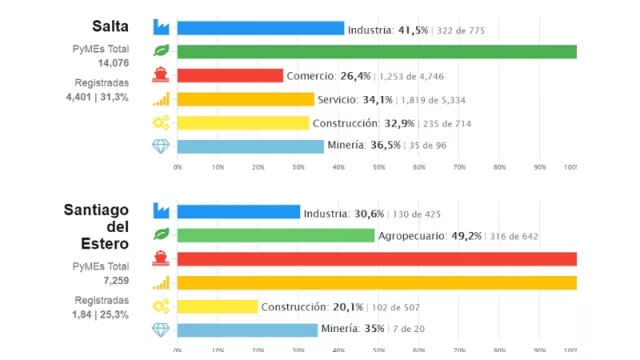 Salta tiene 14.000 pymes, pero sólo 4.400 están inscriptas en el Registro Nacional Pyme