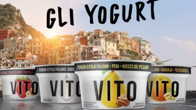 Vito (“il capo di tutti”) es el nuevo yogur con un toque italiano (4 variedades desde $ 50)