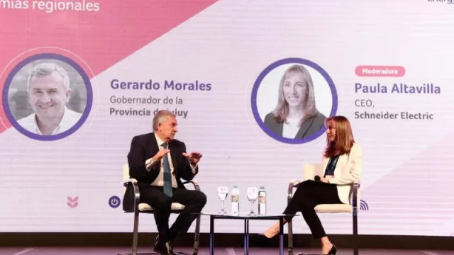"Nuestro desarrollo en energías renovables y minería no tiene techo" (expresó Morales como expositor del Amcham Energy Forum)