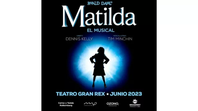 Matilda, el musical llega a Buenos Aires en Junio 2023