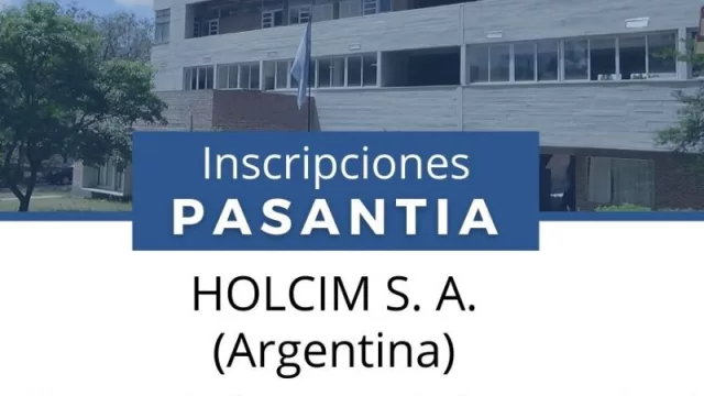 ¿Sos estudiante de la FI? Holcim abrió convocatorias para pasantes de la carrera de Ingeniería Industrial