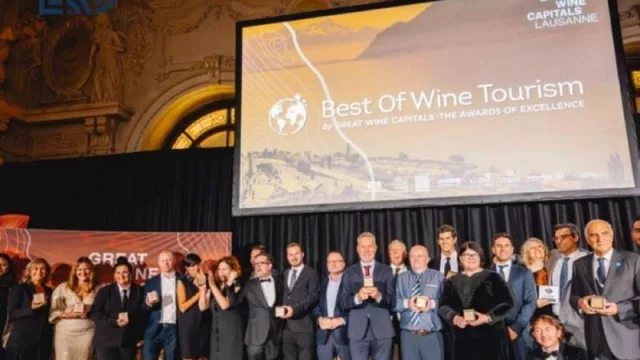 La bodega mendocina que se llevó el Oro del Best of Wine Tourism 2024 Great Wine Capitals en la gala de Suiza