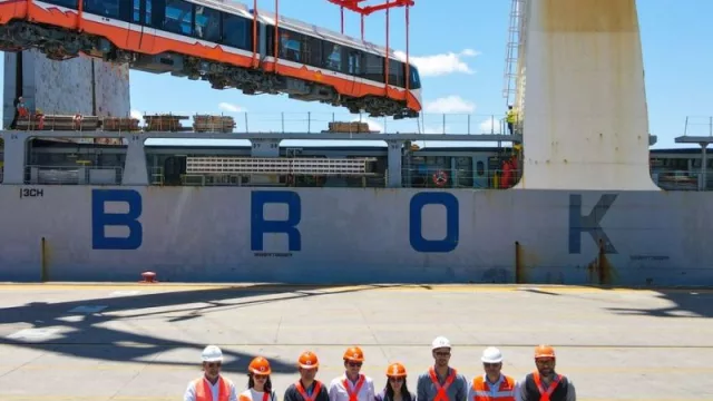 ¡Llegaron, llegaron! Las duplas del tren de la quebrada arribaron al puerto de Zárate (y están camino a Jujuy)