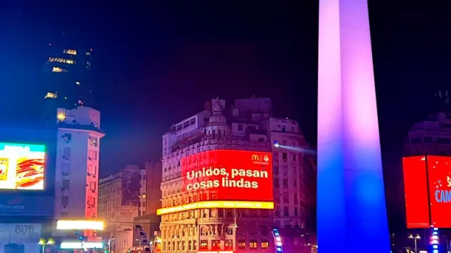 McDonald's también festejó junto a la Selección Argentina en el Obelisco (con una acción desarrollada integralmente por Latcom)