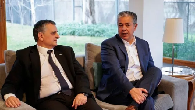 Rolando Figueroa recibió a Horacio Marín de YPF (a días de la visita de Javier Milei a Neuquén)