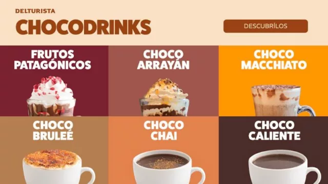 Delturista presenta "Chocodrinks", chocolate caliente en diferentes versiones y para todos los momentos del día
