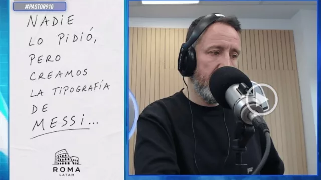 Messi, una carta (que se hizo famosa a nivel mundial) y una tipografía: la idea de RomaLatam que llegó a los medios